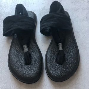 🌸🌸Sanuk Black Yoga Sling Sandals🌸🌸